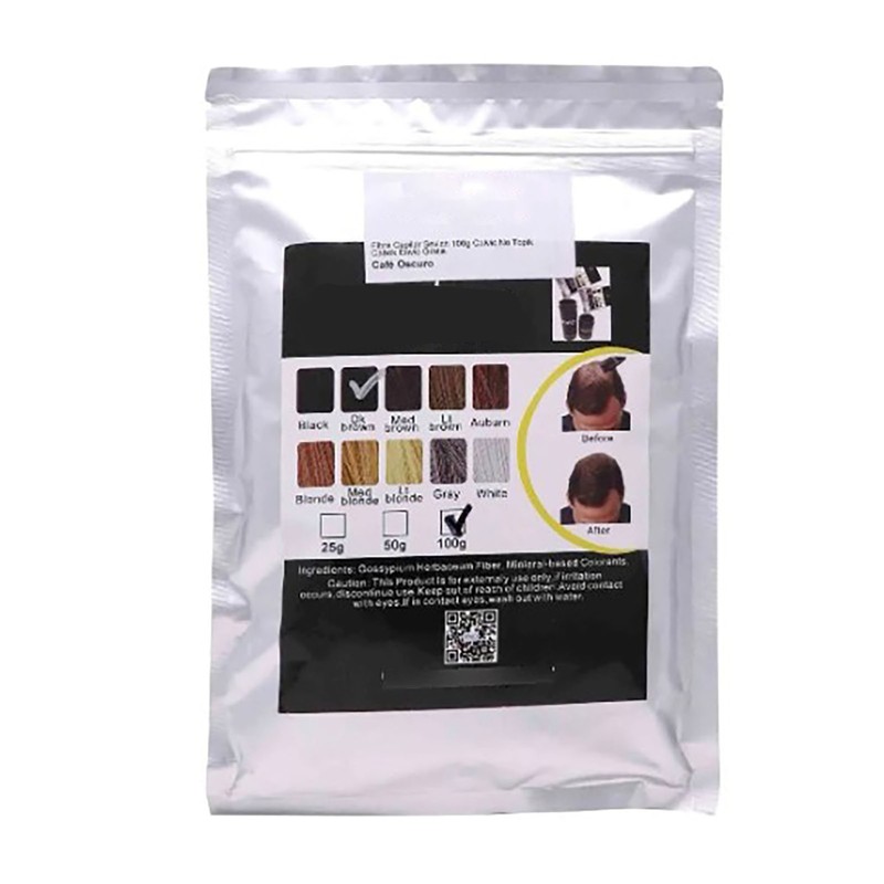 Hair Building Fibers 100g Electrostatic Adsorption Easy to Use Portable