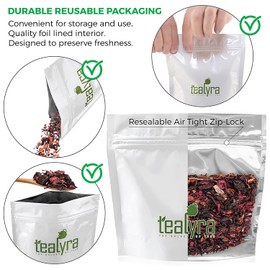 Tealyra - Cherry Goddess - Fruity Herbal Loose Leaf Tea - Caffeine-Free - Vitamin Rich - Hot and Iced - All Natural - 110g (4-ounce)