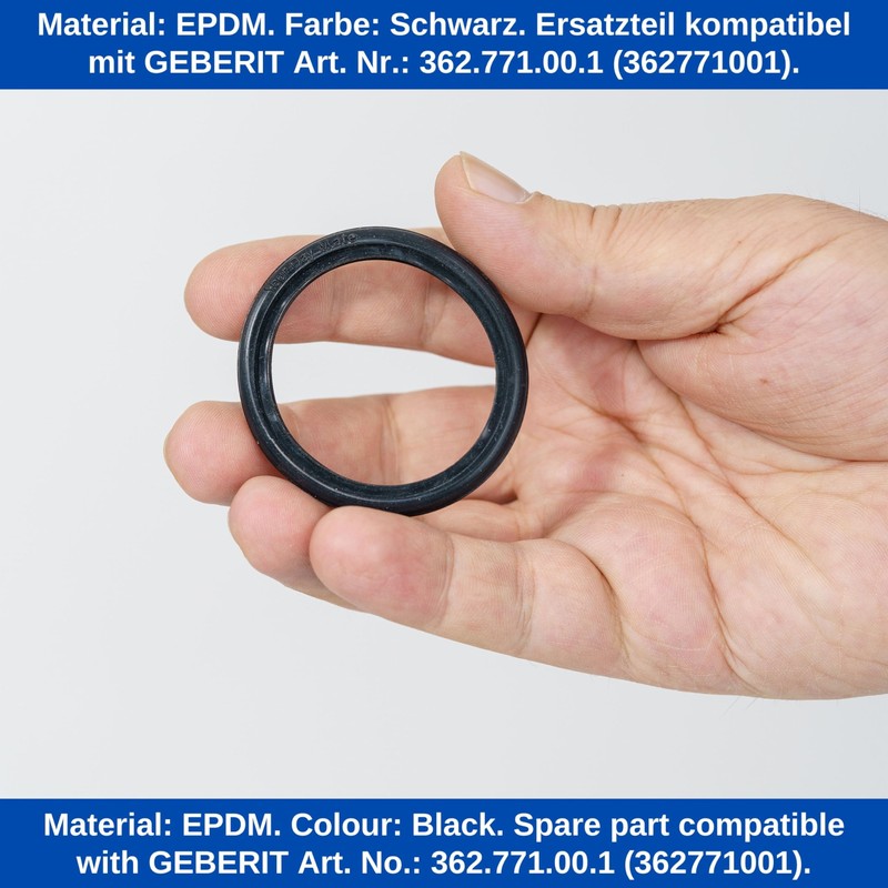 Flush Pipe Seal, Pack of 2, Replacement for 362.771.00.1, Compatible