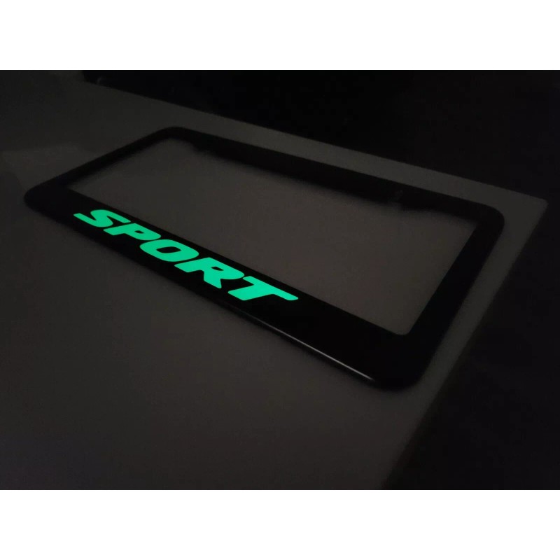 Red Line GLOWING Honda Sport License Plate Frame Tag Cover