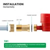 Watflow DN20 Water Meter 3/4" NPT, Gallon Water Flow Meter