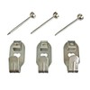 Fukui Metal Crafts F-0001 Stainless Steel X Hook, Small
