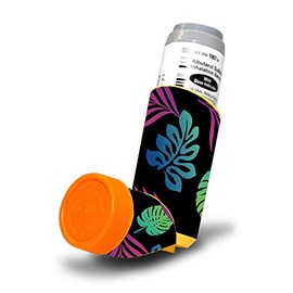 MightySkins Skin for Proventil HFA Asthma Inhaler - Sherbet Palms | Protective, Durable, and Unique Vinyl Decal wrap Cover | Easy to Apply, Remove, and Change Styles | Made in The USA