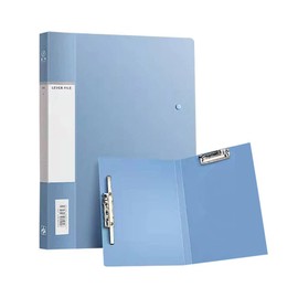 Costowns Bi-Fold Double Clip File Horizontal Vertical Binder Clipboard A3 A4 Holds 100 Document Papers, 0.2 inch (6.5 mm) Thick PP Material Document Contract Folder, Office Supplies, Employment