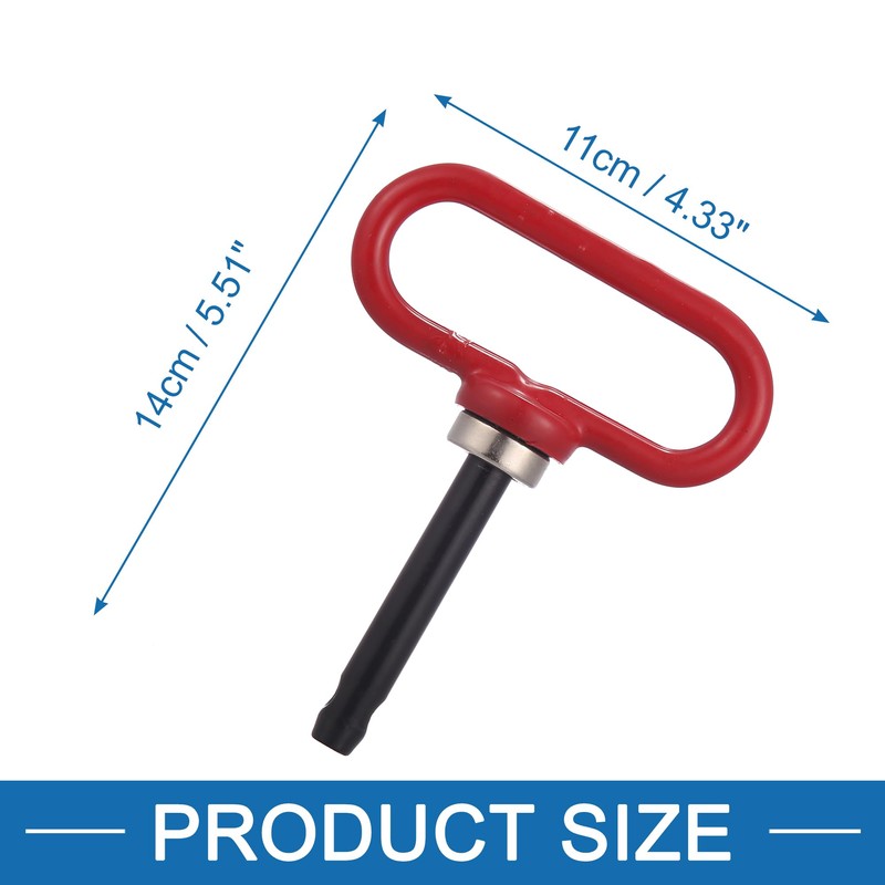 A ABSOPRO Vehicle Magnetic Trailer Towing Hitch Clips Pins 5"-3.5"