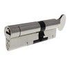 50/50T Nickel YALE Superior Thumbturn Euro Cylinder with 3 Keys