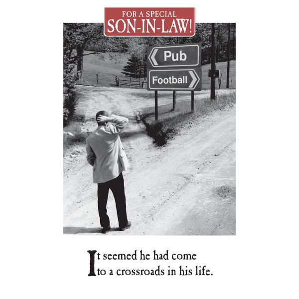 On The Ceiling, Son in Law Birthday Card, Birthday Card