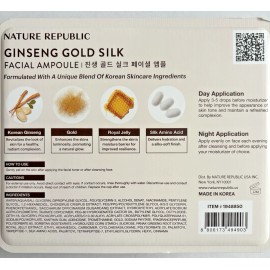 Nature Republic Ginseng Gold Silk Facial Ampoule, by Nature Republic 3.38 fl oz New
