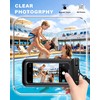 PEDVSTY Floating Waterproof Phone Pouch 2 Pack - Up to
