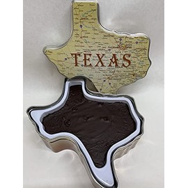 Holiday Farms Fudge in a Texas Roadmap Gift Tin (Chocolate)