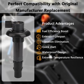 420664020 OEM Ignition Coil - Compatible with SeaDoo GTX GTR RXP RXT GTI WAKE GTS 130 155 215 255 260 ALL 4-TEC Models Replaces # 420-664-020 290664020 296000307
