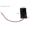 LampVPath (Pack of 4 AA Battery Holder Bundle: Single 1AA
