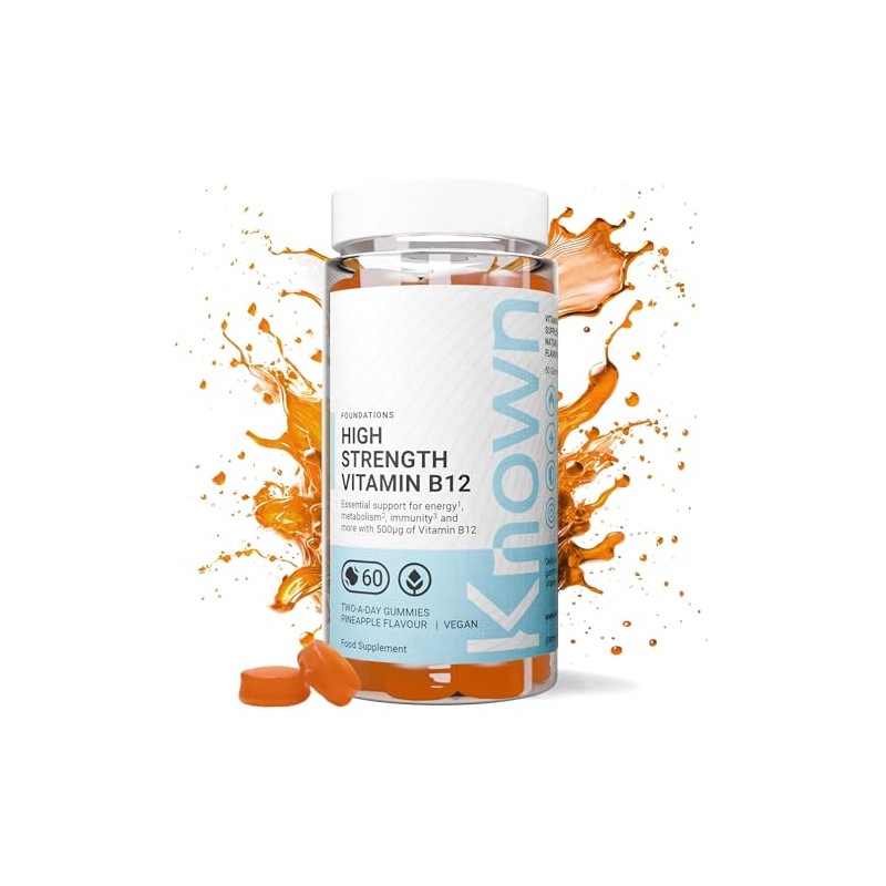 Known Delicious High-Strength Vitamin B12 Gummies - 500µg B12 for