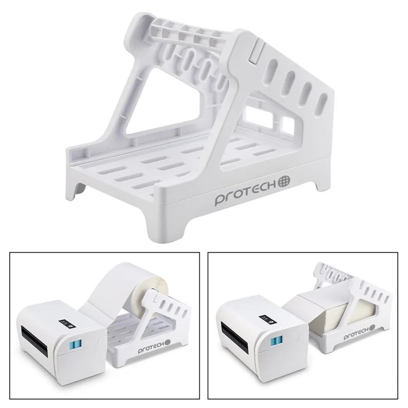 PROTECH® Label Holder for Thermal Label Roll and Fanfold Labels,