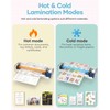 Laminator Machine with 40 Pack Letter Size Laminating Pouches (8.5"