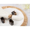 Oval Horn Napkin Rings (Set of 4)