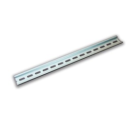 EN60715-TS350-14 Top Hat Galvanized Steel DIN Rail 35mmx7.5mm Pre-Cut 14 inch Length +- 0.125 inch. (5 PK)