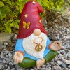 Mood Lab Garden Gnome - Funny Zen Hippie Gnome Figurine