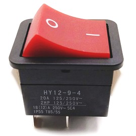 HY12-9-4 Push Button On/Off Rocker Switch 4 Pin IP55 T85HY12-9-4 for Electric Welding Machine
