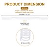 PATIKIL 50 Pack Plastic Spiral Binding Coils, 13mm(1/2") Binding Coils