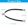 Marvexi 1Pcs Rubber Washing Machine Connector, 3/4 In. FHT Y-Mixer