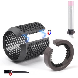 WYWY.Wide Filter Lid and Cleaning Brush for Dyson HS01 HS05 Airwrap Replacement Filter Accessories External Filter Magnetic Filter Cage Replacement Parts