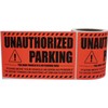 Unauthorized Parking Parking Violator Labels, 100 Total Labels per Roll