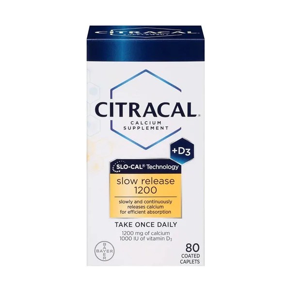 Bayer Citracal D3 Calcium Magnesium 80 Comprimidos Sin sabor que