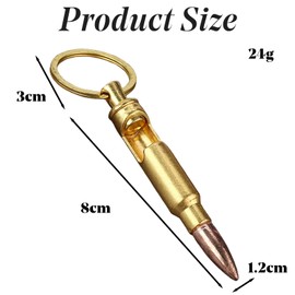 Metal Key Button Bullet Bottle Opener Creative and Innovative Bottle Opener Small Gift Keychain Pendant Retro Military Bullet Bottles Opener Keyring