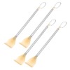 LALAFINA 8pcs Retractable Back Scratcher Portable Stainless Steel Extendable for