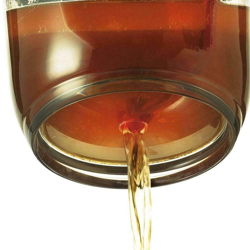 Gravy Fat Separator, With Bottom Release Strainer 1L Grease Separator
