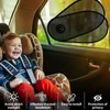 PUMHUBO 1 Pack Car Window Shades for Baby - Rotatable