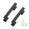 10 Pack Matte Black Cabinet Pulls 4 Inch Kitchen Handles