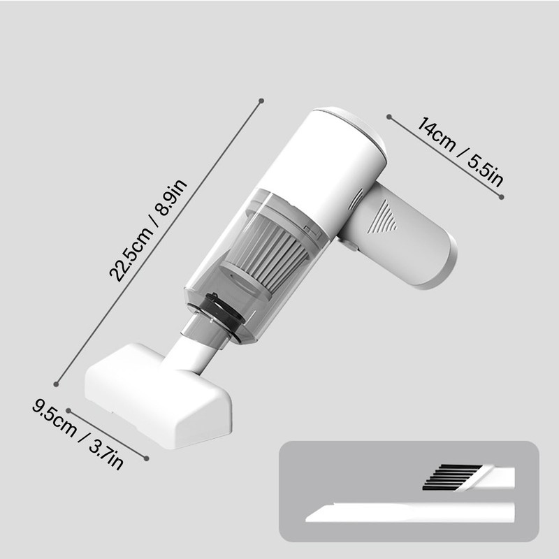 Dust Mite Controller Household Car Mini Handheld Portable Cordless Removal