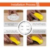 Sanding Blocks 5Pack Hook and Loop Sanding Block Round and