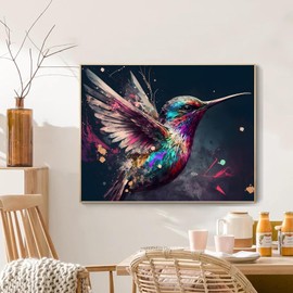 Gutluz Painting by Numbers for Children from 7 8 9 10 and Adults Beginner Canvas Oil Painting Bird - Painting by Numbers for Kids - Gifts for Adults and Children - with Brushes Acrylic Pigment 40 x 50