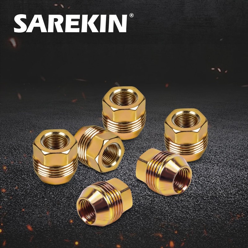M14x1.5 OEM Factory Wheel Lug Nuts, Acorn Seat, Zinc, 24Pcs