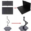 3-Pieces Gundam Model Kit Display Stand and Runner Storage System