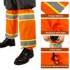 YUNCHONGuk Reflective Two Tone Mesh Leg Gaiters, Adjustable Leg Gaiters,