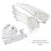 4Pcs Brooch Pin Diamond Angel Wing Pattern Cute Fashion Lapel
