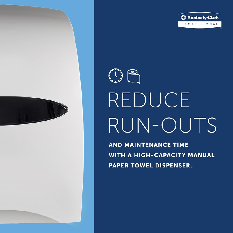 Kimberly-Clark Professional Manual Universal Hard Roll Paper Towel Dispenser (09995),