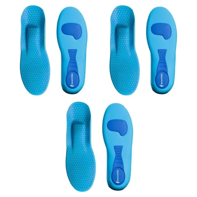 3 Pares Plantillas Ortopédica Serenivida Comfyfeet Anatomica (XL)