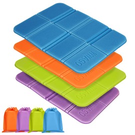 Wishstar Foldable Outdoor Seat Cushion, Pack of 4 Thermal Seat Pads, Seat Cushion, Hiking, Waterproof Seat Mat, Playground Mat, Children for Garden, Hiking, Camping, Picnic, Hiking (4 Colours)