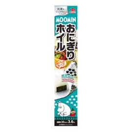 Toyo Aluminum Rice Ball Foil Onigiri Moomin Antibacterial, Delicious Keep, 2 Layer Structure, Non-sticky, 7.9 x 12.8 ft (20 x 3.6 m), 1 Bottle S1589
