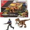Mattel Jurassic World Saga Dino Humano Pack 3