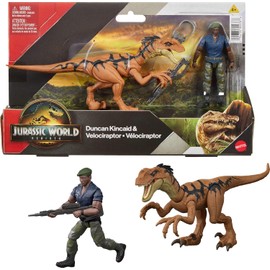 Mattel Jurassic World Saga Dino Humano Pack 3