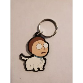 SNOWBALL MARTY THE DOG KEYCHAIN RICK AND MORTY