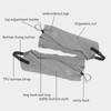 One Pair Snow Leg Gaiters Waterproof Unisex 600D Ripstop Oxford