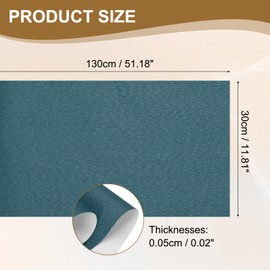PATIKIL Book Binding Cloth, 51 x 11 Inches Book Cloth for Binding Repairing Fabric Surface Paper Backed Bookbinding Supplies, Dark Blue