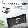 YAVINCOL Adjustable Padlock, 4 Digit Combination Lock, U-shaped Lock, Waterproof,